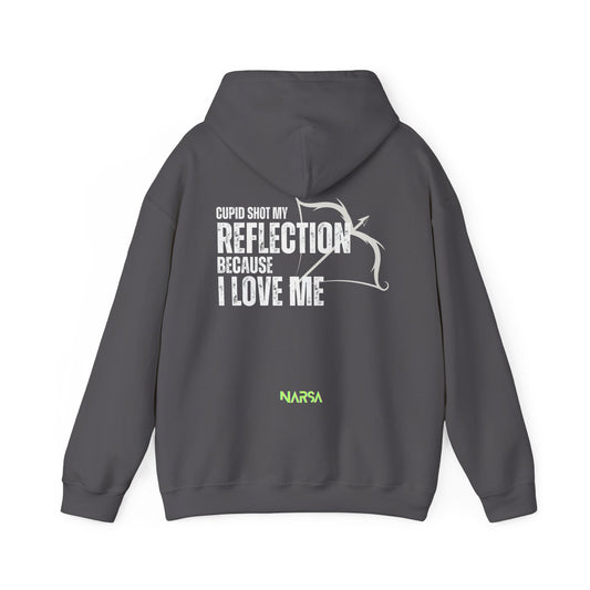 Cupid (I Love Me) - Funny Gym Unisex Hooded Sweatshirt