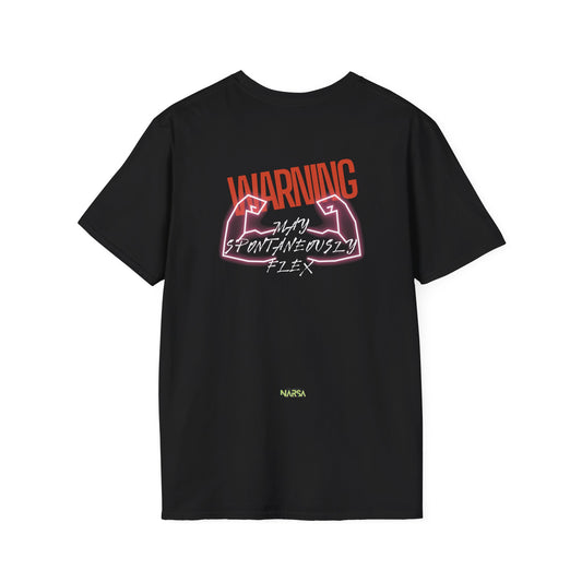 May Spontaneously Flex - Funny Gym Unisex Softstyle T-Shirt