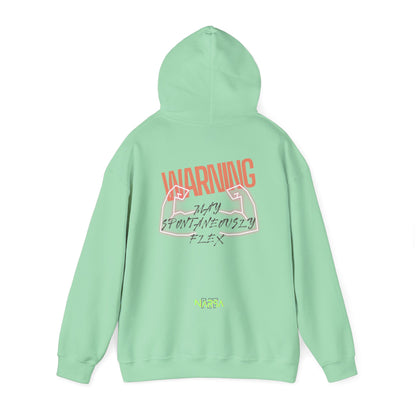 May Spontaneously Flex - Funny Gym Unisex Hooded Sweatshirt