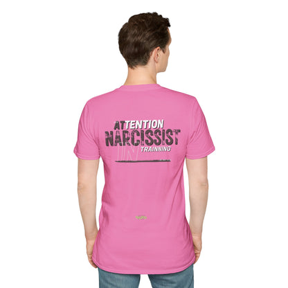 ATTENTION: Narcissist In Training - Funny Gym Unisex Softstyle T-Shirt