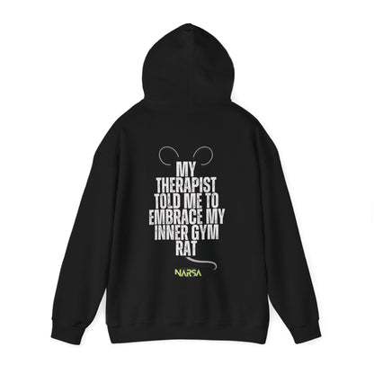 Gym Rat - Funny Gym Unisex Hooded Sweatshirt
