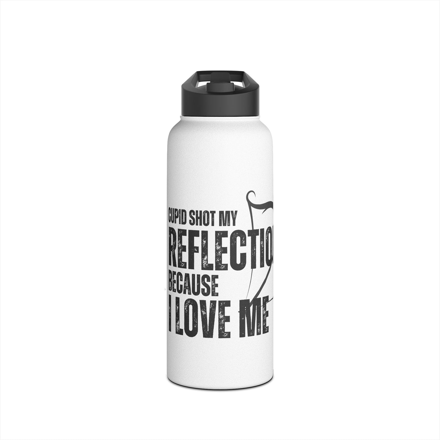 Stainless Steel "(Cupid) I Love Me" Water Bottle