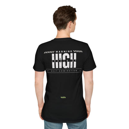 High Levels Of Self-Admiration - Funny Gym Unisex Softstyle T-Shirt