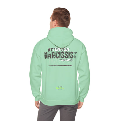 ATTENTION: Narcissist in training - Funny Gym Unisex Hooded Sweatshirt