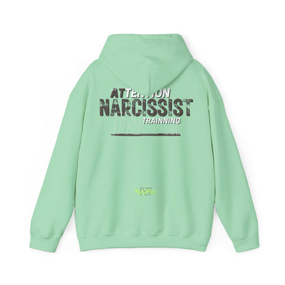 ATTENTION: Narcissist in training - Funny Gym Unisex Hooded Sweatshirt