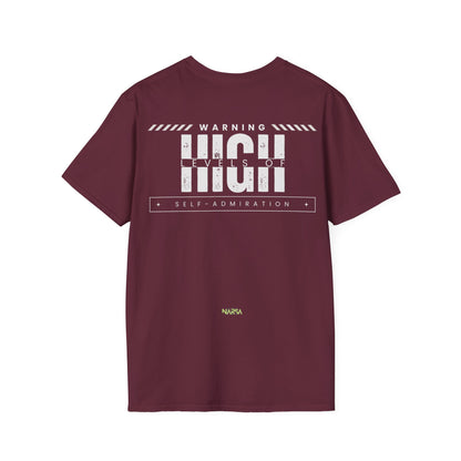 High Levels Of Self-Admiration - Funny Gym Unisex Softstyle T-Shirt