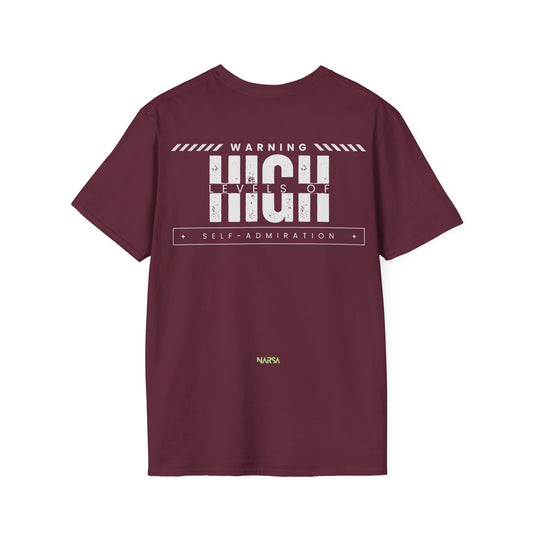 High Levels Of Self-Admiration - Funny Gym Unisex Softstyle T-Shirt