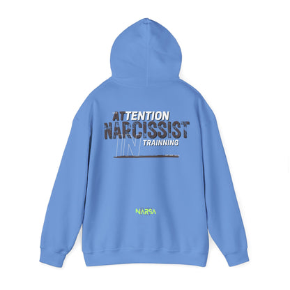 ATTENTION: Narcissist in training - Funny Gym Unisex Hooded Sweatshirt