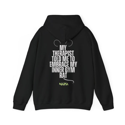 Gym Rat - Funny Gym Unisex Hooded Sweatshirt