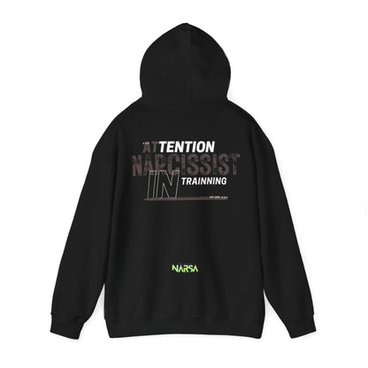 ATTENTION: Narcissist in training - Funny Gym Unisex Hooded Sweatshirt