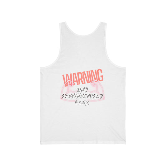 May Spontaneously Flex - Unisex Tank Top - Perfect for Summer Fun