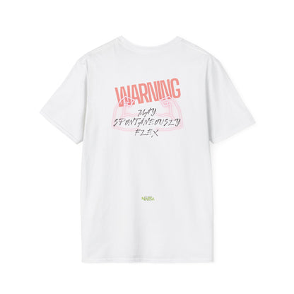 May Spontaneously Flex - Funny Gym Unisex Softstyle T-Shirt