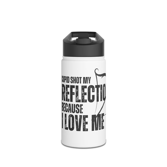 Stainless Steel "(Cupid) I Love Me" Water Bottle