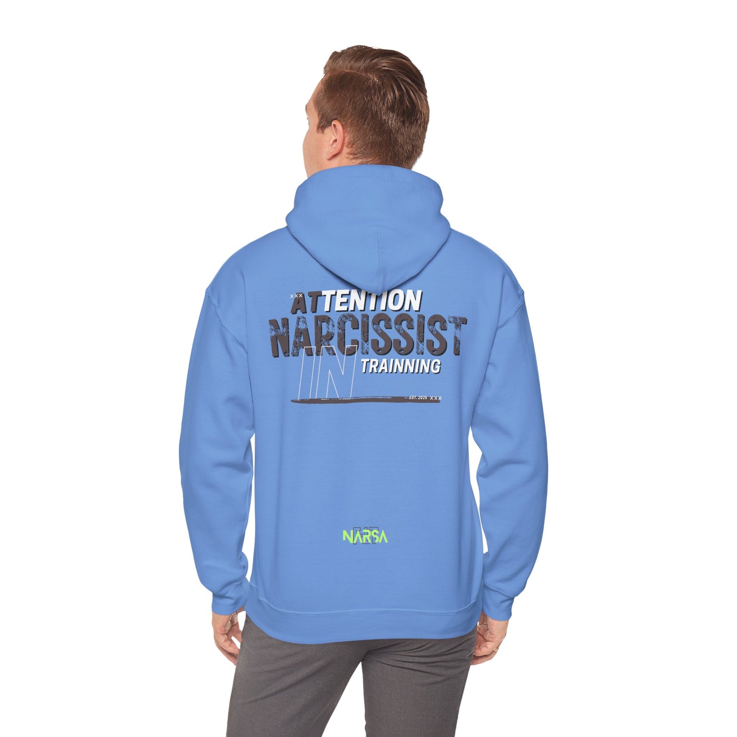 ATTENTION: Narcissist in training - Funny Gym Unisex Hooded Sweatshirt