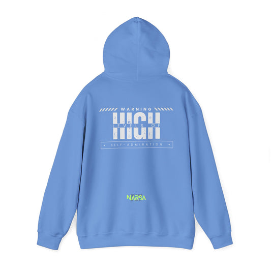 High Levels Of Self-Admiration - Funny Gym Unisex Hooded Sweatshirt