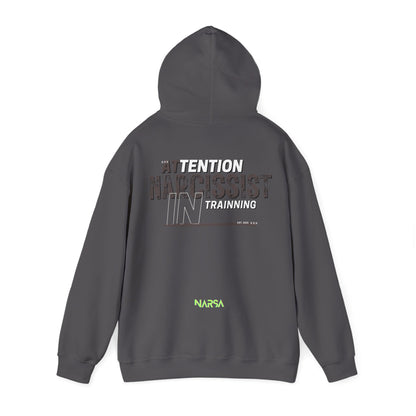 ATTENTION: Narcissist in training - Funny Gym Unisex Hooded Sweatshirt