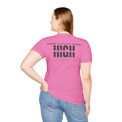 High Levels Of Self-Admiration - Funny Gym Unisex Softstyle T-Shirt